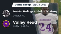 Recap: Decatur Heritage Christian Academy  vs. Valley Head  2023