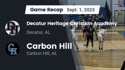 Recap: Decatur Heritage Christian Academy  vs. Carbon Hill  2023