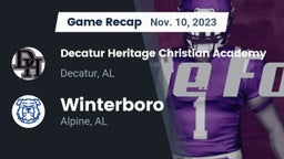 Recap: Decatur Heritage Christian Academy  vs. Winterboro  2023