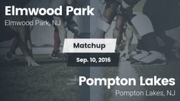 Matchup: Elmwood Park vs. Pompton Lakes  2016