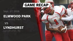 Recap: Elmwood Park  vs. Lyndhurst  2016