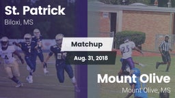 Matchup: St. Patrick vs. Mount Olive  2018