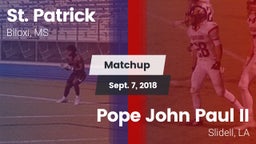 Matchup: St. Patrick vs. Pope John Paul II 2018