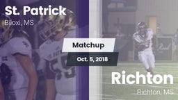 Matchup: St. Patrick vs. Richton  2018