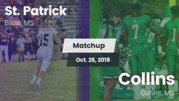 Matchup: St. Patrick vs. Collins  2018