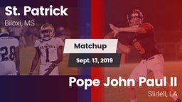 Matchup: St. Patrick vs. Pope John Paul II 2019
