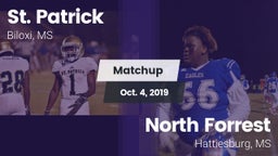 Matchup: St. Patrick vs. North Forrest  2019