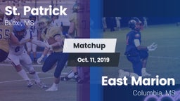 Matchup: St. Patrick vs. East Marion  2019