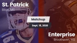 Matchup: St. Patrick vs. Enterprise  2020