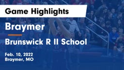 Braymer  vs Brunswick R II School Game Highlights - Feb. 10, 2022