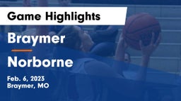 Braymer  vs Norborne Game Highlights - Feb. 6, 2023