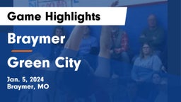 Braymer  vs Green City   Game Highlights - Jan. 5, 2024