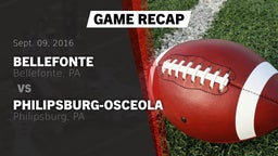 Recap: Bellefonte  vs. Philipsburg-Osceola  2016