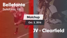 Matchup: Bellefonte vs. JV - Clearfield 2016