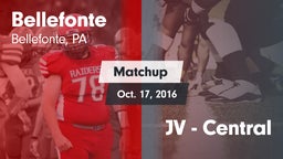 Matchup: Bellefonte vs. JV - Central 2016