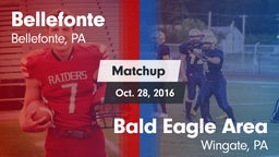 Matchup: Bellefonte vs. Bald Eagle Area  2016