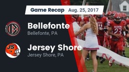 Recap: Bellefonte  vs. Jersey Shore  2017