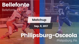 Matchup: Bellefonte vs. Philipsburg-Osceola  2017
