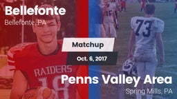 Matchup: Bellefonte vs. Penns Valley Area  2017