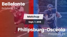 Matchup: Bellefonte vs. Philipsburg-Osceola  2018