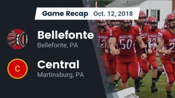 Recap: Bellefonte  vs. Central  2018