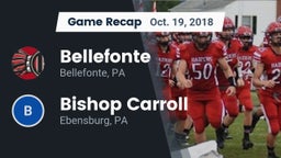 Recap: Bellefonte  vs. Bishop Carroll  2018