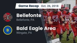 Recap: Bellefonte  vs. Bald Eagle Area  2018