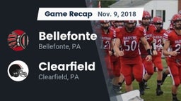 Recap: Bellefonte  vs. Clearfield  2018