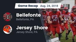 Recap: Bellefonte  vs. Jersey Shore  2018