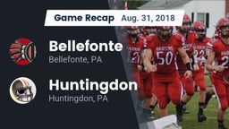 Recap: Bellefonte  vs. Huntingdon  2018