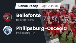 Recap: Bellefonte  vs. Philipsburg-Osceola  2018