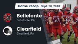Recap: Bellefonte  vs. Clearfield  2018