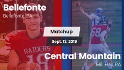Matchup: Bellefonte vs. Central Mountain  2019