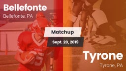 Matchup: Bellefonte vs. Tyrone  2019