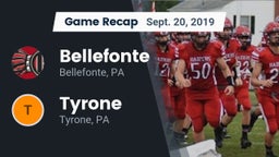 Recap: Bellefonte  vs. Tyrone  2019