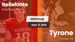 Matchup: Bellefonte vs. Tyrone  2020