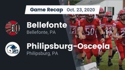 Recap: Bellefonte  vs. Philipsburg-Osceola  2020