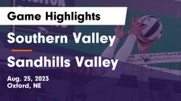 Southern Valley  vs Sandhills Valley Game Highlights - Aug. 25, 2023
