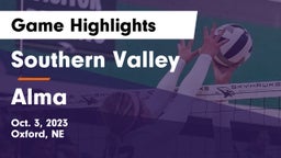 Southern Valley  vs Alma  Game Highlights - Oct. 3, 2023