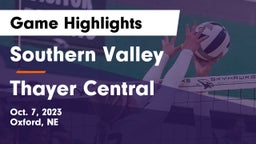 Southern Valley  vs Thayer Central  Game Highlights - Oct. 7, 2023