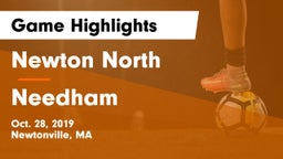 Newton North  vs Needham  Game Highlights - Oct. 28, 2019