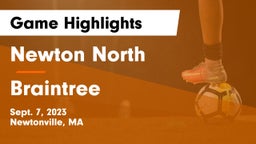 Newton North  vs Braintree  Game Highlights - Sept. 7, 2023