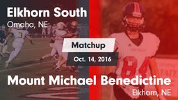 Matchup: Elkhorn South High vs. Mount Michael Benedictine 2016