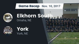Recap: Elkhorn South  vs. York  2017