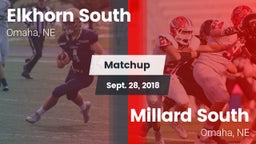 Matchup: Elkhorn South High vs. Millard South  2018
