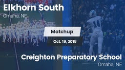 Matchup: Elkhorn South High vs. Creighton Preparatory School 2018