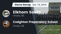 Recap: Elkhorn South  vs. Creighton Preparatory School 2018