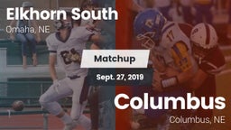 Matchup: Elkhorn South High vs. Columbus  2019