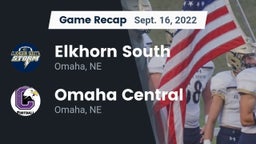 Recap: Elkhorn South  vs. Omaha Central  2022
