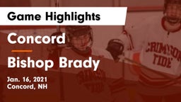 Concord  vs Bishop Brady  Game Highlights - Jan. 16, 2021